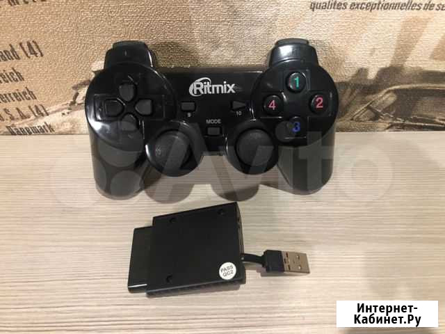 Беспроводной геймпад Ritmix для Sony Ps3/Ps2 Ульяновск - изображение 1