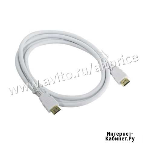 Кабель hdmi-hdmi v2.0 Aopen 1М, белый Пермь - изображение 1