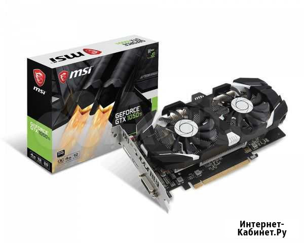 Видеокарта 4096Mb MSI gтx1050TI Луга - изображение 1