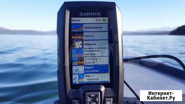 Эхолот Garmin Stiker Plus 4 с транцевым трансдьюсе Красноярск - изображение 1