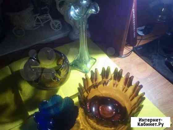 Вазы цветное стекло Волгоград