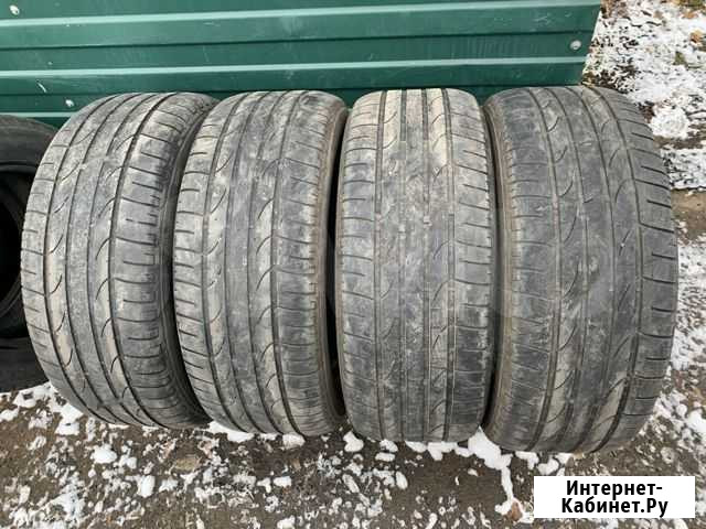 235 55 17 бриджстоун 4шт износ 57 Омск - изображение 1