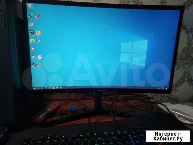 Монитор Samsung C24RG50FQI 144 гц Барнаул - изображение 1