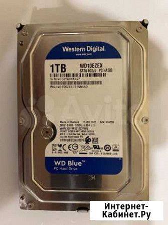 Жесткий диск WD Blue (WD10ezex) 1 тб Барнаул - изображение 1