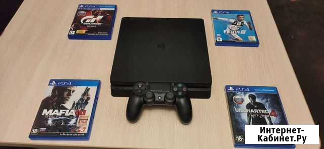 Sony PS4 slim 500gb+game торг Санкт-Петербург - изображение 1