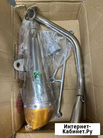 Глушитель (тюнинг) скутер 300*100mm, креп. 48mm Ростов-на-Дону - изображение 1