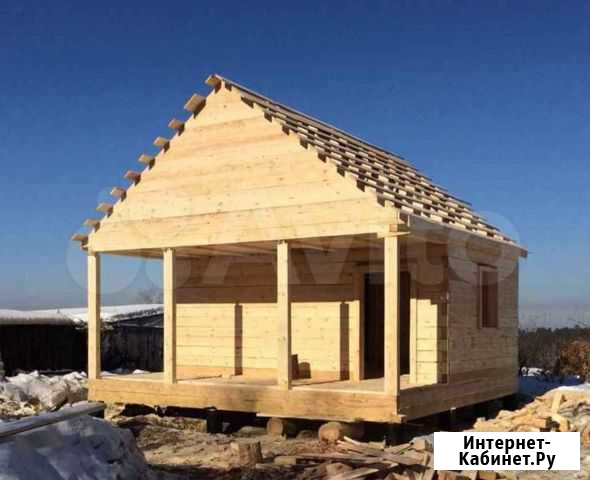 Комплект дома Смоленка №9 4х6 Терраса 2х6 (36м2) Чита - изображение 1