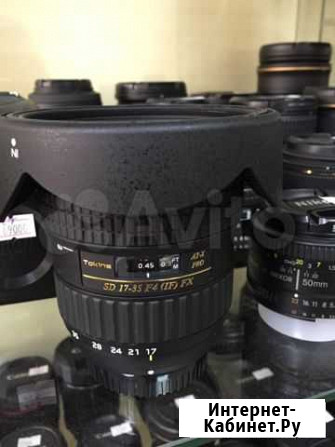 Tokina ATX PRO SD 17-35 f/4 (IF) FX for Nikon Краснодар - изображение 1