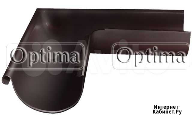 Угол желоба внешний 90гр Optima Хабаровск - изображение 1