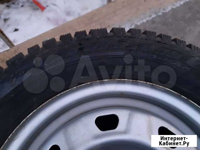 1 шипованное колесо Cordiant sno-max 175/70 R13 Сарапул - изображение 1