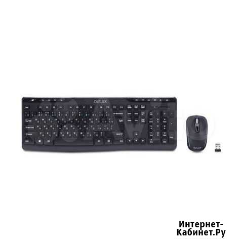 Комплект Клавиатура + Мышь Delux DLD-0605OGB Белгород - изображение 1
