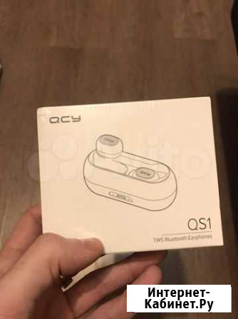 Беспроводные bluetooth наушники qcy qc1 Рязань - изображение 1