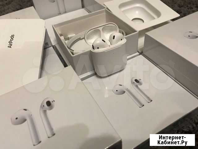 Беспроводные наушники Airpods 2 Lux 1:1 Набережные Челны - изображение 1