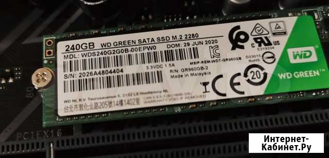 240 гб SSD M.2 накопитель WD Green Тула - изображение 1