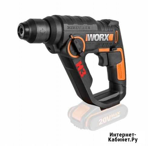 Перфоратор аккумуляторный worx H3 WX390.9, 1,2 Дж Томск - изображение 1