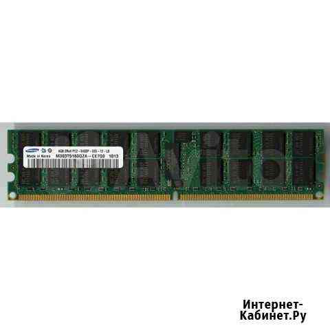 Оперативная память samsung 4 GB PC2-6400P M393T516 Химки