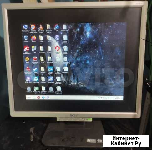 Монитор Acer 1916 модель 19 дюймов ЖК LCD рабочий Белгород - изображение 1