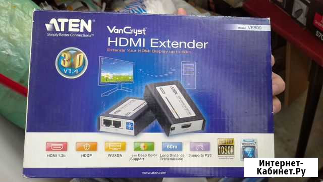 Hdmi удлинитель aten ve800 Курск - изображение 1