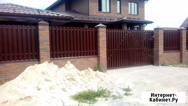 Заборы, ворота автоматические Воронеж - изображение 1