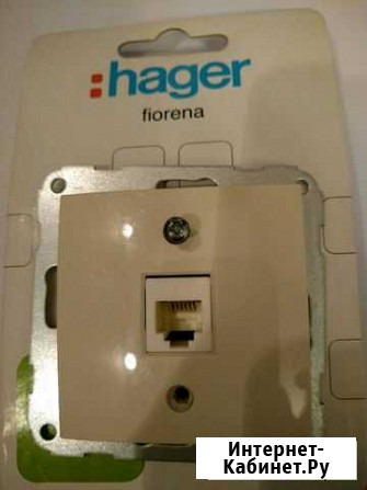 Розетка телефонная, hager, Германия Санкт-Петербург - изображение 1