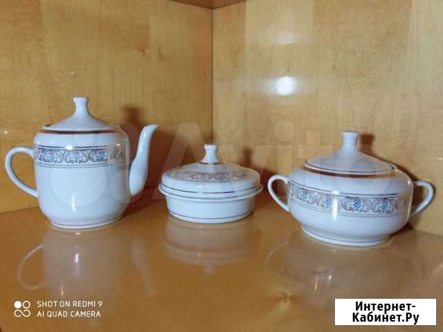 Часть сервиза чайного из 60-х Довбыш Ростов-на-Дону - изображение 1