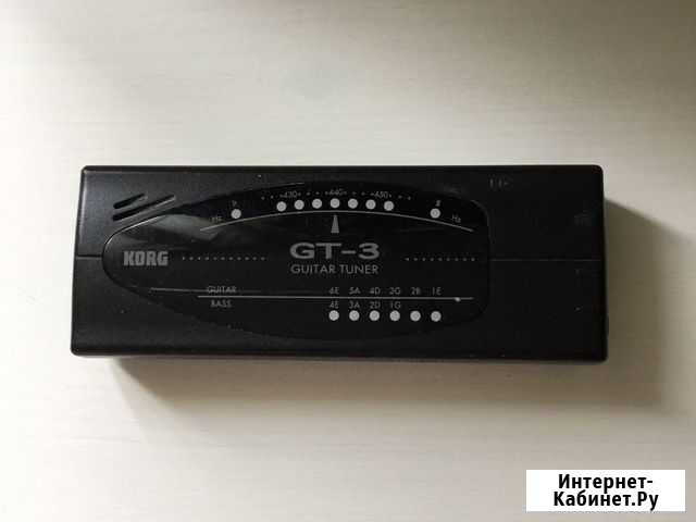 Korg GT-3 гитарный басовый тюнер Санкт-Петербург - изображение 1