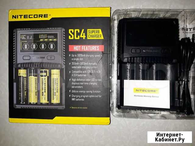 Зарядное устройство Nitecore SC4новое универсал Владикавказ - изображение 1