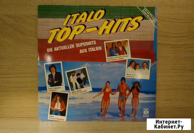 Виниловая пластинка Italo Top-Hits (1983) NM Омск - изображение 1