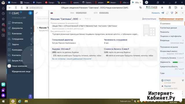 Бизнес с помещением 160 кв.м Улан-Удэ - изображение 1