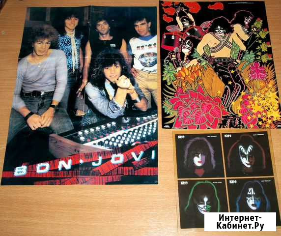 Постеры LP,CD- Kiss, Ozzy, BonJovi, Beatles Сыктывкар - изображение 1