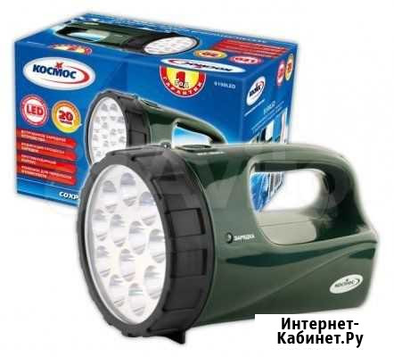 Фонарь аккумуляторный космос-9199, 13085 Уфа - изображение 1