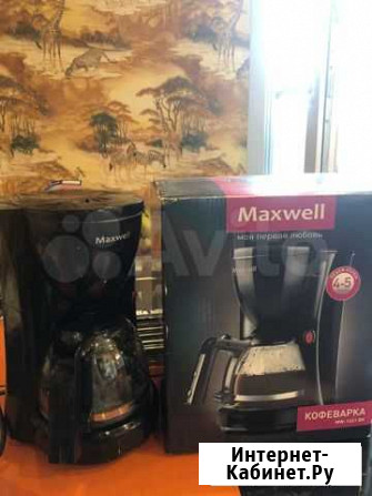 Кофеварка maxwell mw-1651 bk Гусь-Хрустальный - изображение 1