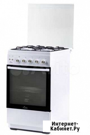 Плита газовая Flama FG 2424 W/B новая Краснодар - изображение 1