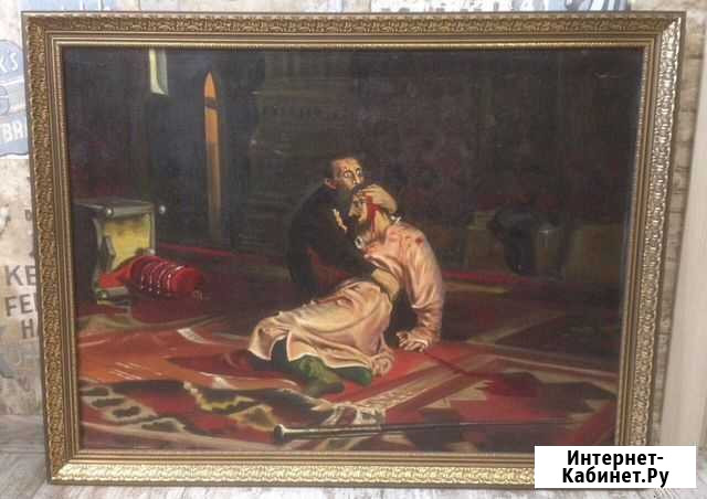 Продаю Большая картина, холст, масло, Иван Грозный Барнаул - изображение 1