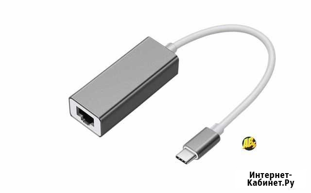 Адаптер USB-C в Lan (RJ45, ethernet) новый Санкт-Петербург - изображение 1