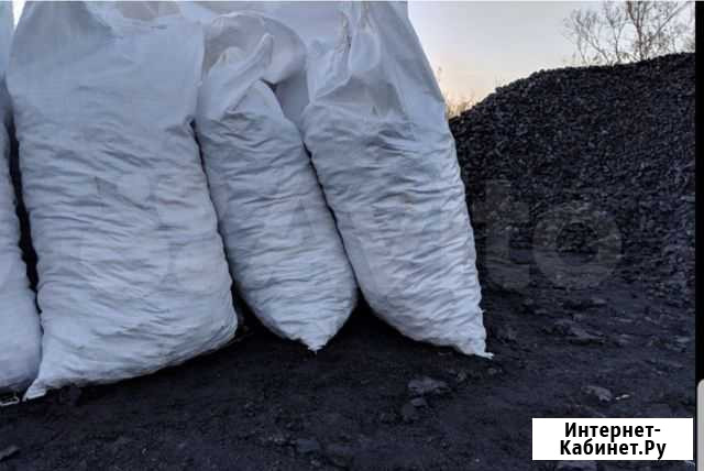 Уголь комковой Кузбасс доставка, мешками и россыпь Омск - изображение 1