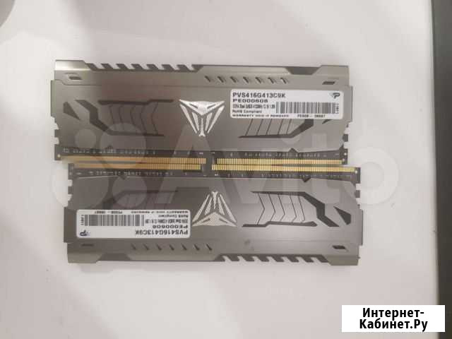 Оперативная память Patriot Viper 8x2(16gb) 4133mhz Смоленск - изображение 1
