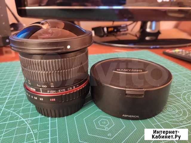 Объектив Samyang 8mm f/3.5 Fish-eye CS II Canon Тула - изображение 1