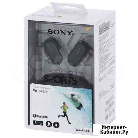 Спортивные наушники Bluetooth Sony WF-SP900 Black Волгодонск