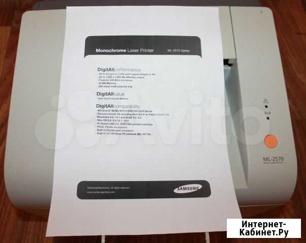 Принтер Samsung ML 2570 WIN-10 32\64 Пермь - изображение 1