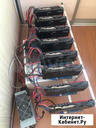 Ферма для майнинга rx 588 - 246mh/s Уфа - изображение 1