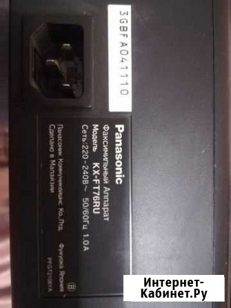 Факсимильный аппарат Panasonik KX-FT76 Набережные Челны - изображение 1