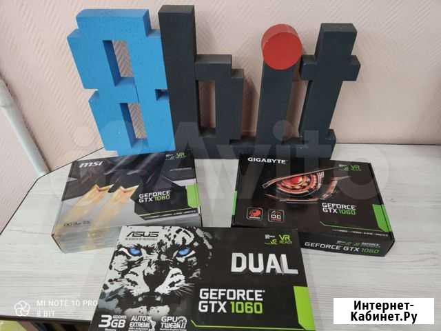 Игровые видеокарты nvidia GTX 1060 3gb Рубцовск - изображение 1