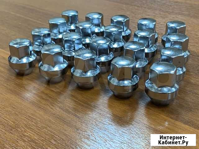 Крепеж для дисков - гайка конус 12x1,5 Ford Хром Красноярск - изображение 1