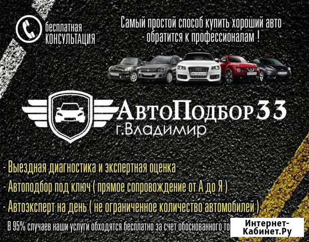 Автоподбор и выездная диагностика автомобиля Владимир - изображение 1