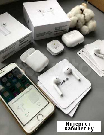 AirPods 2 новые точные копии Махачкала - изображение 1
