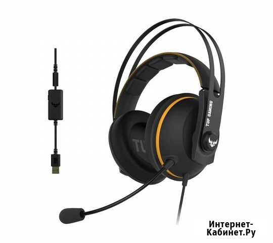 Гарнитура asus TUF Gaming H7 Игровые наушники чёрн Екатеринбург - изображение 1
