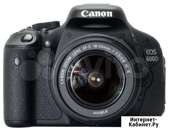 Зеркальный фотоаппарат canon 600d Красненькая - изображение 1