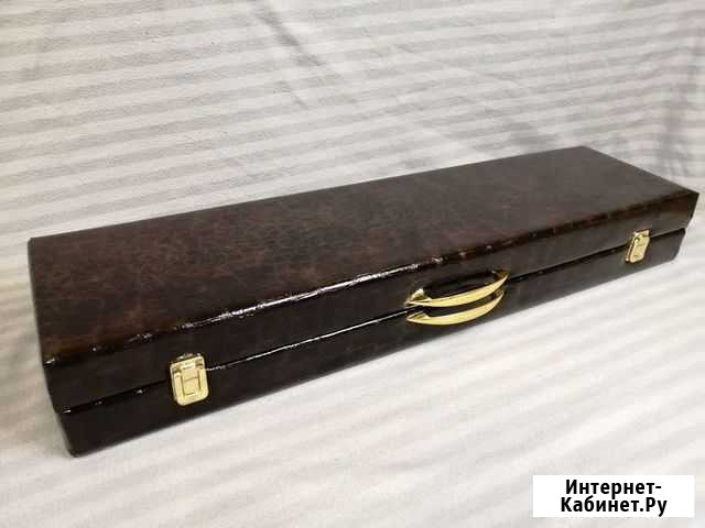 Шашлычный набор из коричневой крокодиловой кожи Санкт-Петербург - изображение 1