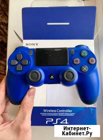 Геймпад для ps4 dualshock 4 синий Хабаровск - изображение 1